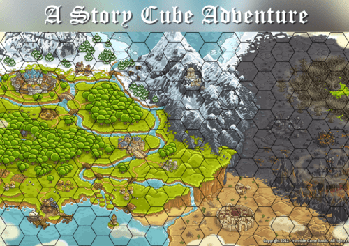 Fantasy Cubes map 500x353 Unleash your creativity with Story Cubes