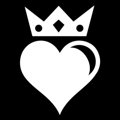Crowned heart 500x500 crowned heart